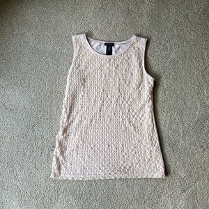 Ann Taylor Neutral Pink/Peach Dress Tank Size XS